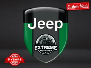 Jeep Personalised Car Stickers Star High End Minimal